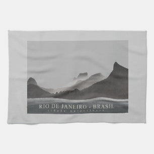 rio de janeiro, brasil tea towel