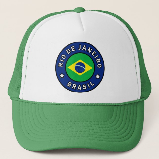 Rio de Janeiro Brasil Trucker Hat (Front)