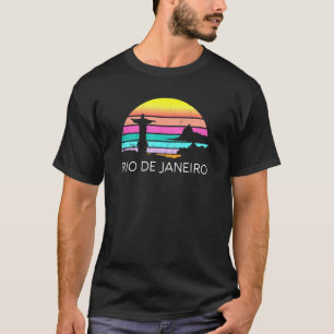 Rio De Janeiro Brazil Beach Surf Ocean Brazilian I T-Shirt