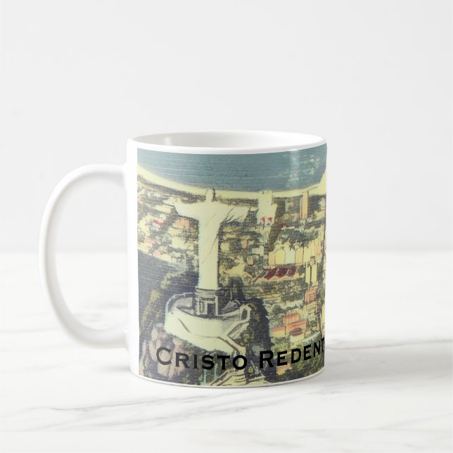 Rio de Janeiro, Brazil (Christ the Redeemer) Coffee Mug (Left)