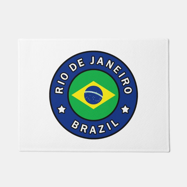 Rio de Janeiro Brazil Doormat (Front)