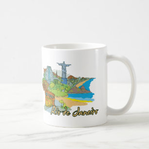 Rio de Janeiro, Brazil Famous City Coffee Mug