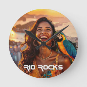 RIO DE JANEIRO - BRAZIL ROUND CLOCK