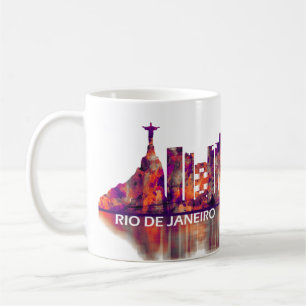 Rio de Janeiro Brazil Skyline Coffee Mug