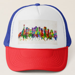 Rio de Janeiro Brazil Skyline Trucker Hat