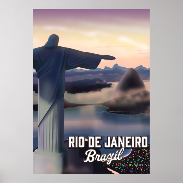 Rio De Janeiro Brazil trave poster. Poster (Front)