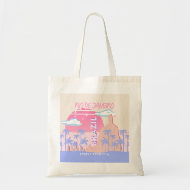 Rio de Janeiro Brazil Travel Art Tote Bag (Front)