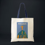 Rio De Janeiro Brazil Travel Art Vintage Tote Bag<br><div class="desc">Rio De Janeiro retro vector travel design. Christ The Redeemer is an Art Deco statue of Jesus Christ in Rio de Janeiro,  Brazil,  created by French sculptor Paul Landowski and built by Brazilian engineer Heitor da Silva Costa.</div>