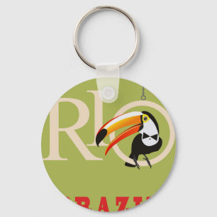 Rio De Janeiro Brazil Travel Key Ring