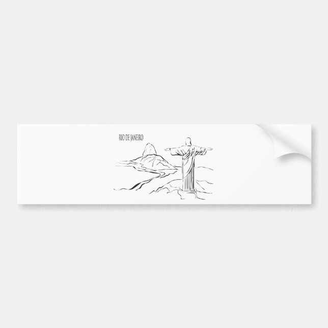 Rio de Janeiro Bumper Sticker (Front)