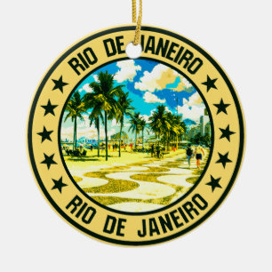 Rio de Janeiro                                     Ceramic Ornament
