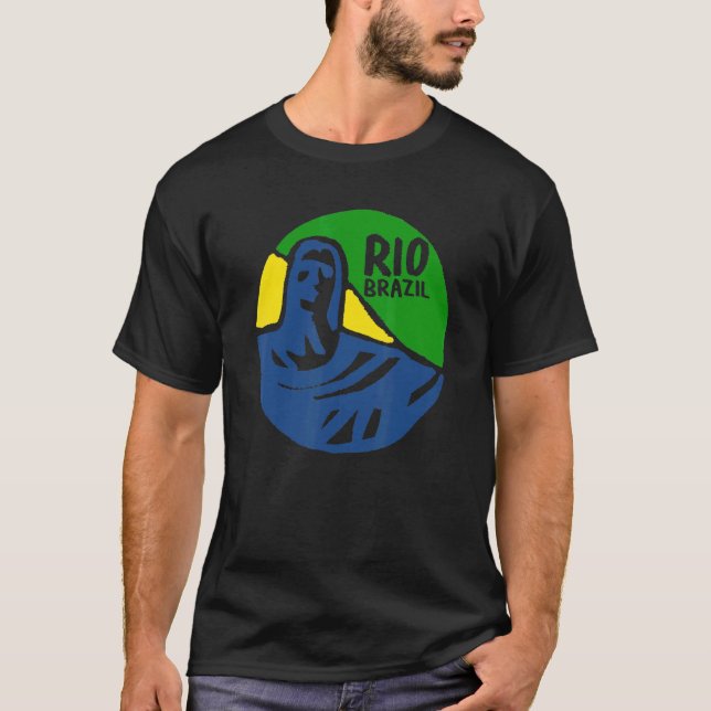 Rio de Janeiro City Brazil souvenir  for men women T-Shirt (Front)