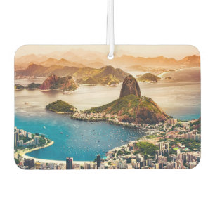 Rio de Janeiro cityscape photo Car Air Freshener