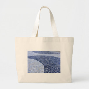 Rio de Janeiro, Copacabana Beach Large Tote Bag