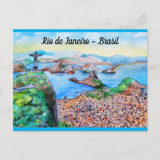 Rio de Janeiro Holiday Postcard (Front)