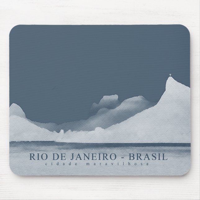rio de janeiro landscape mouse pad (Front)