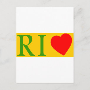 Rio de janeiro love postcard