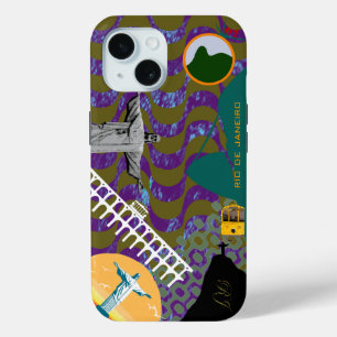 Rio de janeiro mix iPhone 15 case