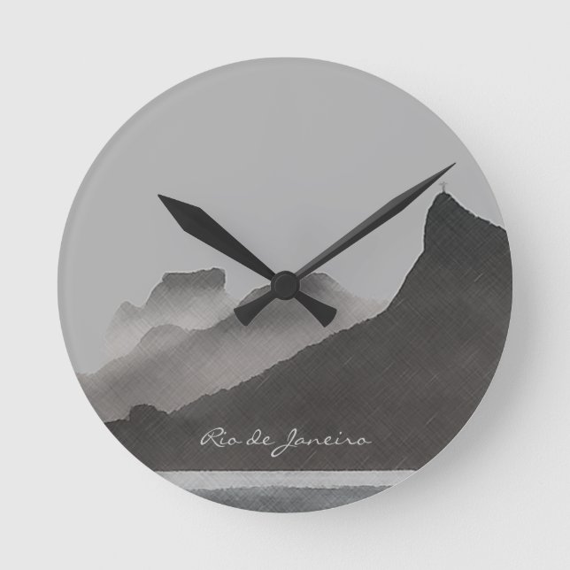 rio de janeiro round clock (Front)
