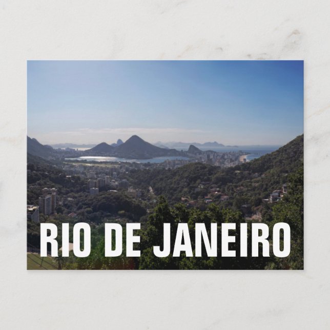 Rio De Janeiro South Zone Postcard (Front)