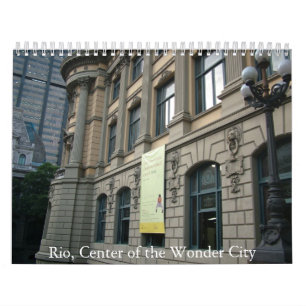 Rio de Janeiro, the wonder city centre. Down Town Calendar
