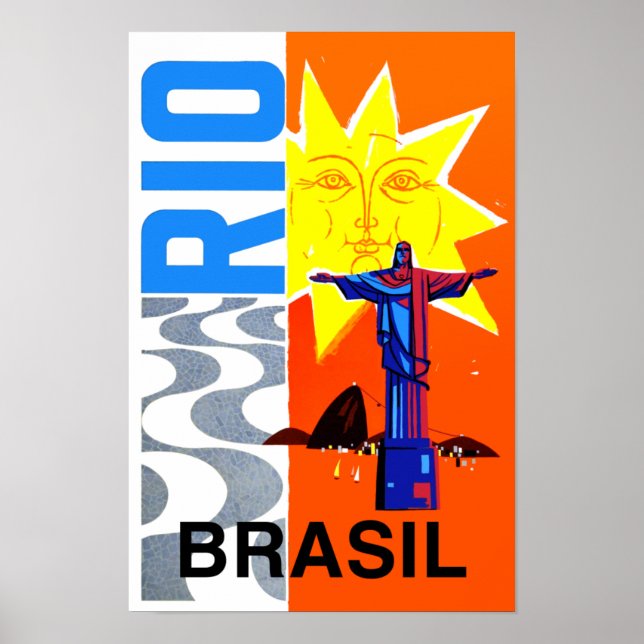 Rio de Janeiro Travel poster (Front)