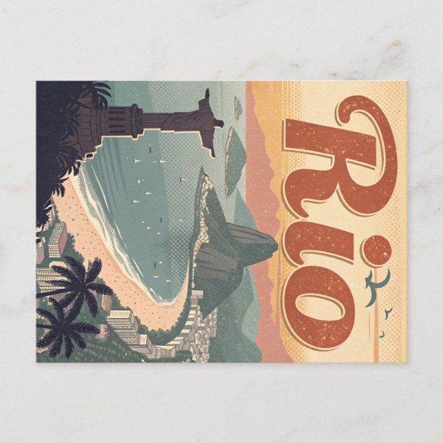 Rio de Janeiro Vibe Postcard (Front)