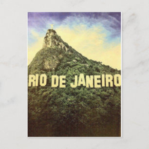 Rio de Janeiro Vintage Hollywood Postcard