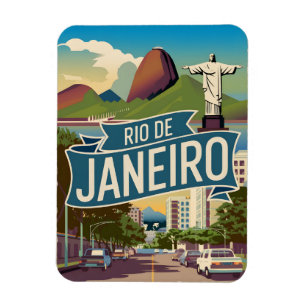 Rio de Janeiro vintage Magnet