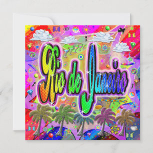 Rio de Janeiro Vista Express Holiday Card