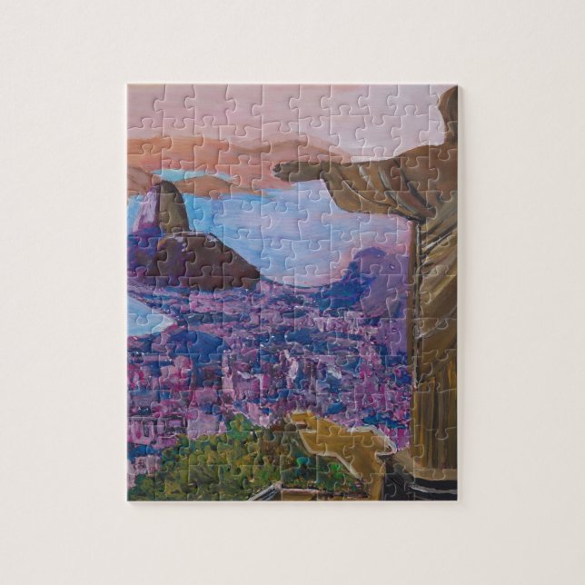 Rio De Janeiro With Christ The Redeemer Jigsaw Puzzle (Vertical)