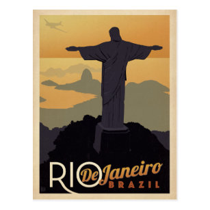 Rio De Janiero, Brazil Postcard