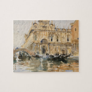 Rio dei Mendicanti, Venice by John Singer Sargent Jigsaw Puzzle
