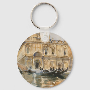 Rio dei Mendicanti, Venice by John Singer Sargent Key Ring