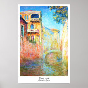 Rio della Salute  Claude Monet Poster