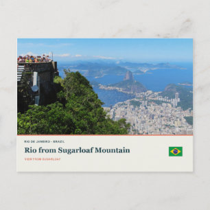 Rio from Sugarloaf Mountain Postcard