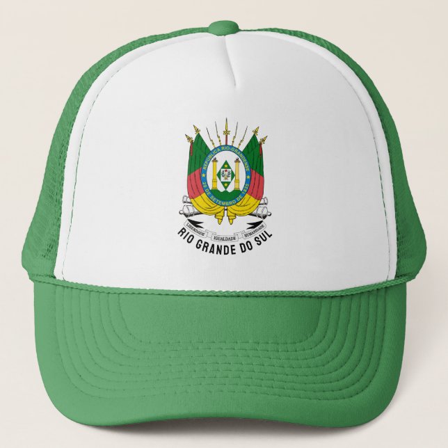 Rio Grande do Sul coat of arms - Brazil Trucker Hat (Front)