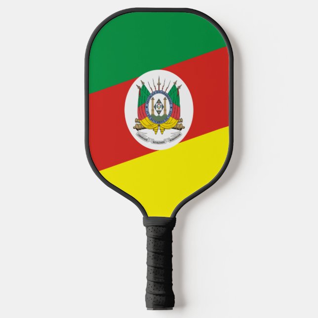 Rio Grande do Sul flag - Brazil Pickleball Paddle (Front)