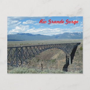 Rio Grande Gorge Bridge Postcard