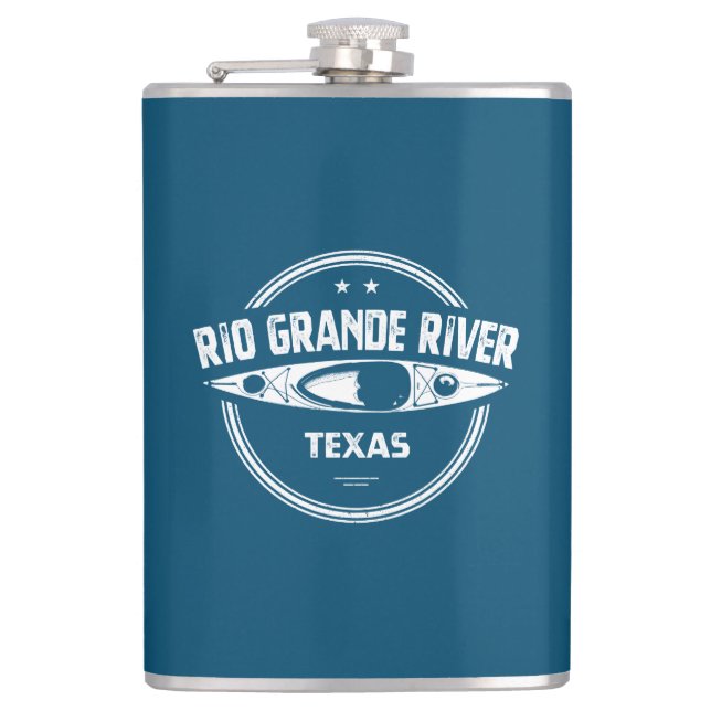 Rio Grande River, Texas Hip Flask (Front)