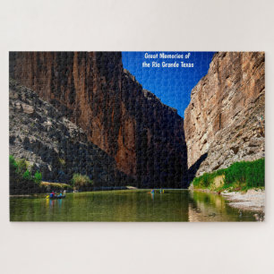 Rio Grande River Texas. Jigsaw Puzzle