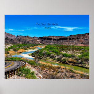 Rio Grande River, Texas Poster