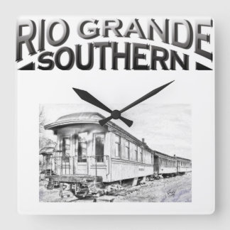 Rio Grande Southern Logo Clock