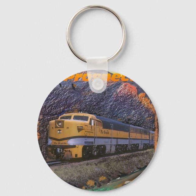 Rio Grande's Prospector in the Royal Gorge Key Ring (Front)