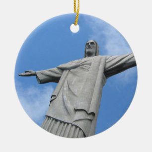 rio jesus ceramic tree decoration