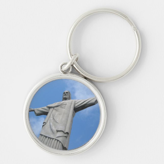 rio jesus statue key ring (Front)