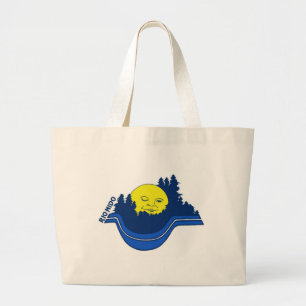 Rio Nido logo Large Tote Bag