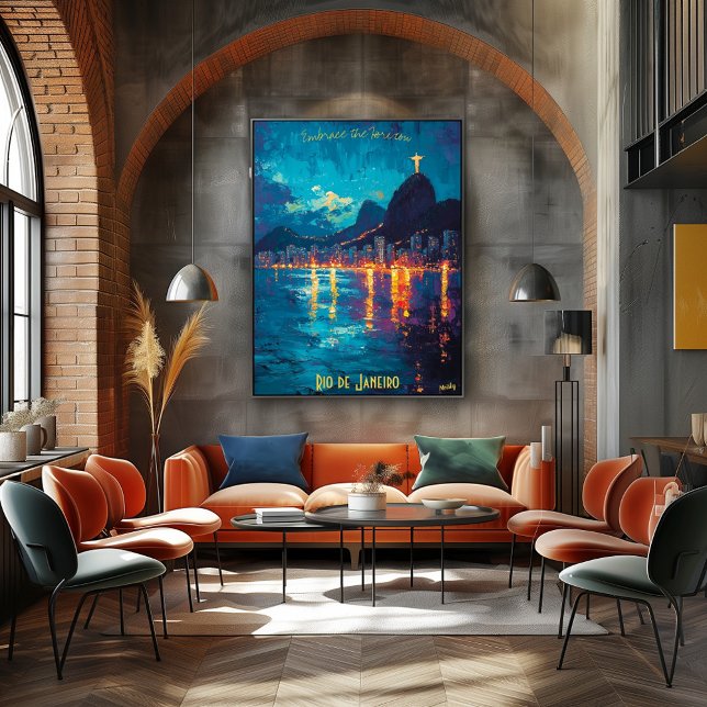 Rio Radiance - Christ the Redeemer Reflections Poster (Creator Uploaded)