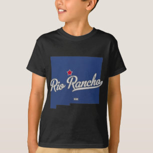Rio Rancho New Mexico Nm Map  T-Shirt