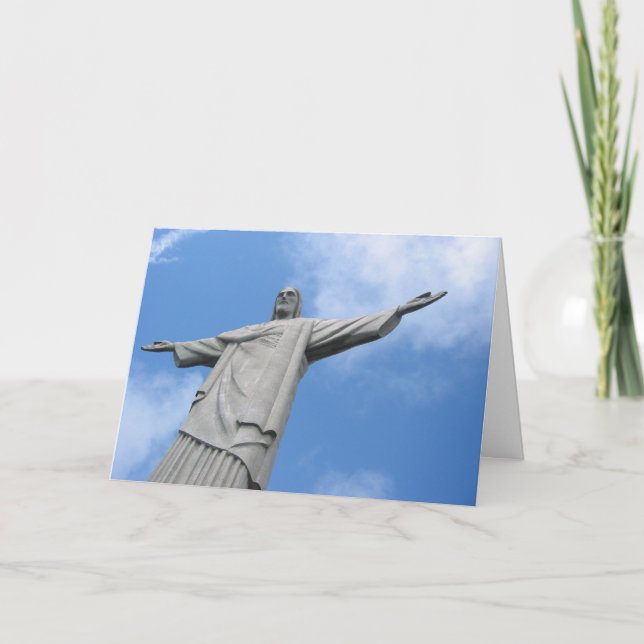 rio statue holiday card (Front)